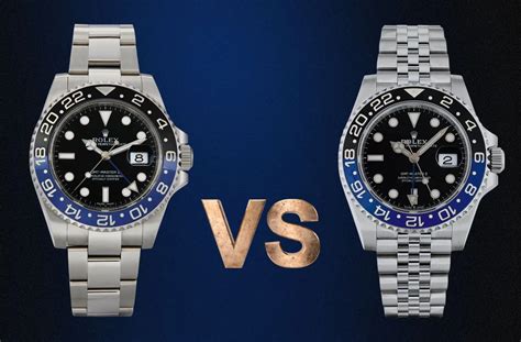 what's the difference between rolex batman and batgirl|Rolex gmt master 2 vs batgirl.